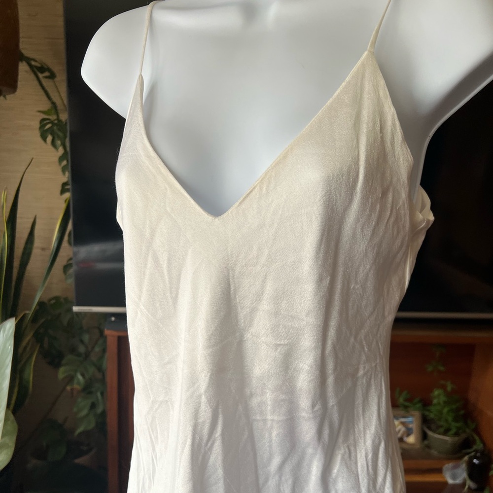 Silky White Tank